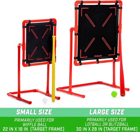 30x28 Inches GoSports Large Plastic Baseball Strike Zone Target - for Backyard Fun