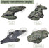 Turtle Basking Platform Reptile Climbing Shale Resin Step Ledge Stone Aquarium Ornament Rock Landscaping Decoration with Suction Cups for Frogs Newts Amphibians Lizard (Medium:8.2”Lx3.3”Wx3.1”H)