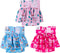 CuteBone Female Dog Diapers with Skirts 3 Pack Reusable Puppy Dresses Pants