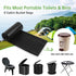 Winmoom 50 8 1.3 portable toilet bags for camping, Gallon Mil Thickened Compostable Toilet Replacement Bags