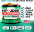 (2 Pack) Hemp Hip and Joint Supplement for Dogs, Glucosamine, 340 Dog Joint Pain Relief Treats, Mobility Support