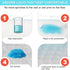 SUGUNING 60 Count Large,32"X 36"Pet Dog Pee Pads Extra Training Pads,Disposable Pet Potty Pads Super Absorbent