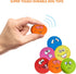 Squeaky Dog Toys, Funny Face Chewing Latex Rubber Fetch Play Balls for Puppy Small Medium Pet Dog (6PCS)
