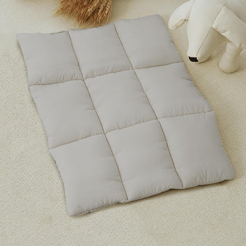 Pet Accessories for Dog Bed, Warm Breathable Sleeping Mat Cushion for Small Dogs and Cats (Grey)