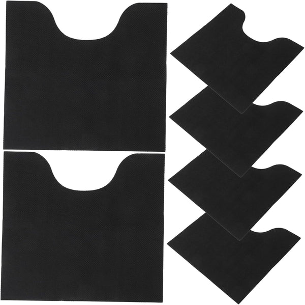 VOSAREA 6pcs U-Shaped Toilet Training Pad Washable Bathroom Contour Rug for Potty