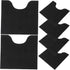 VOSAREA 6pcs U-Shaped Toilet Training Pad Washable Bathroom Contour Rug for Potty