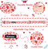 Maca Bates Valentines Dog Collar, Comfortable Soft Heart Collar with Metal Buckle, Adjustable for Small Medium Large Dog