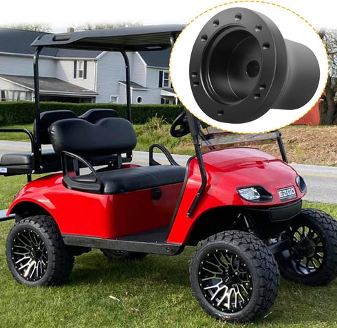 MOSNAI EZGO Steering Wheel Adapter for EZGO TXT and RXV Golf Carts, Mounting Adapter (Black)