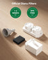 3.2L/108oz (9 Pack) DIANU Official Cat Water Fountain Replacement Filters & Pre-Filter Sponges for Stainless Steel Pet