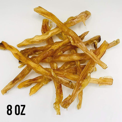 Beef Tendons for Dogs, USA Made, Grass Fed, All Natural Dental Chews, Grain Free, Odor Free, 8 OZ
