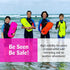 HUT Swim Buoy Dry Bag - Premium Safety Tow Float and Watertight Dry Bag for Open Water Swimmers