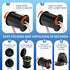 Portable Toilet Kit for Adults, Retractable Camping Toilet with Wearable Privacy Tent Outdoor Travel Toilet