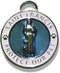 Pet Collar Charm, Saint Francis of Assisi, Small, Blue