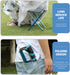 Toyvian Portable Foldable Stool Small Folding Chair Lightweight Camping Accessory Blue Mini Outdoor Fishing Beach Seat