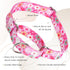 Martingale Collar for Dogs, Adjustable Pink Flowers Design, No Slip Collar for Large Medium Small Girl Dogs (S)