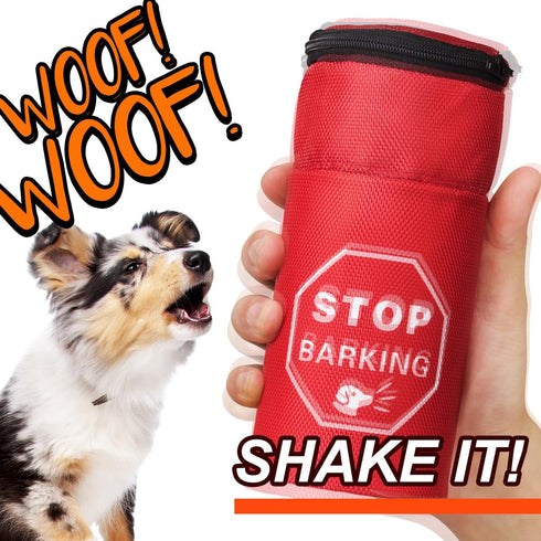 Dog Shaker Can, Stop Barking, Dog Bark Silencer, Barking Deterrent, Dog Training & Behavior Aids, Anti Bark Control, No Shock, Loud, Pet Corrector