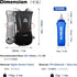 TRIWONDER Hydration Pack Backpack, 5L Marathoner Running Race Hydration Vest