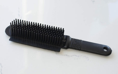 FURemover Plus, Rubber Pet Hair Remover Brush, Black with Gentle Bristles for Grooming Dogs and Cats (Pack of 2)