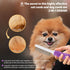 Detangling Pet Comb for Dogs & Cats, Grooming Tool with Long & Short Stainless Steel Teeth for Tangles.
