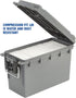 Sheffield 12628 Field Box, Water Resistant Ammo Storage Box, Tamper-Proof Locking Ammo Can, Stackable, Made in The