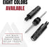 KOM Cycling Tubeless Tire Repair Kit for Bikes, 8 Colors, Fixes Mountain Bike and Road Bicycle Tire Punctures