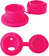 18 oz 550 ml Pura Sport / Stainless Steel Water Bottle with Silicone Sport Flip Cap & Sleeve, Pink Swirl