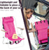Pinikuyiro Set 2 Backpack of Folding Beach Chairs for Adults,Outdoor Folding Heavy Duty Camping Chair with Large