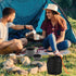 SS SUNSBELL Camping Cooking Set, Non-Stick Pot and Pan Set for 1-2 People Outdoor Cooking