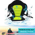Universal Deluxe Kayak Seat Back, Padded Fishing Boat Seat with Adjustable Strap and Storage Bag