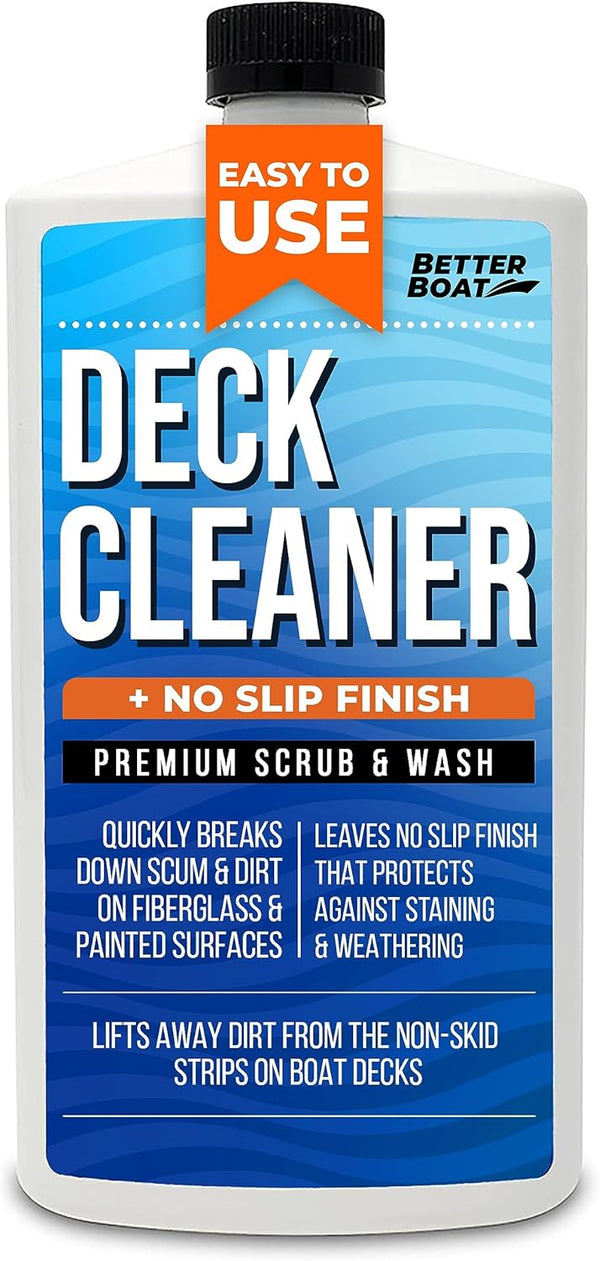 Better Boat Boat Deck Cleaner for Non-Skid Strips on Fiberglass, Vinyl, Aluminum