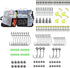 Fishing Pole Combo Set, 2.1m/6.89ft with 145pcs Fishing Accessories Kit, Collapsible Rods & Spinning Reel