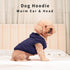Fleece Lining Extra Warm Dog Hoodie, Small Dog Jacket with Hooded, Winter Puppy Coats, Blue XS