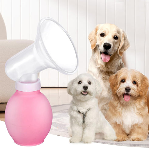 YeeBeny Pet Breast Pump,Breast Pump for Dogs,Dog Pump Help Your Pet Feed Newborn s Silicone Manual Pump for Cats