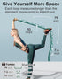 Tumaz Stretching Strap - 10 Loops Non-Elastic Yoga Strap, Perfect Home Workout Stretch Strap for Physical Therapy