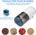 Automatic Fish Feeder, Quiet Waterproof Electric Auto Feeder, 200ml Intelligent Timer for Fish Pond Holiday