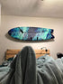 Pmsanzay Surfboard Wall Mount Rack for Ski and Snowboard Storage, Wakeboard Wall Rack Display Holder