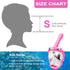 Full Face Snorkel Mask for Kids, 180 Degree Panoramic View, Safe Anti-Leak Anti-Fog, Foldable Dry Top Snorkeling Gear