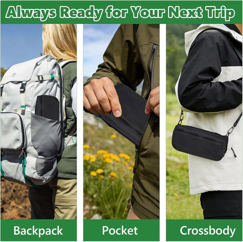 TatTech 198 lbs Backpacking,Fishing,Hiking,Camping,Travel Folding Camping Stool - Lightweight Portable Collapsible