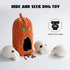 Nocciola 4 PCS Small Dog Toys, Durable Plush Toys for Small Medium Dogs, Funny Squeaky Toys for Boredom
