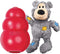 KONG Classic and Wild Knots Bear - Dog Chew Toy and Stuffed Rope Toy for Large Dogs