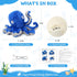 1.5H 2 1 Interactive Dog Octopus Toy, Upgrade Automatic Jumping Ball with Motion Activation for Small Large Dogs