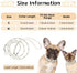 Weewooday 2 Pcs Dog Wedding Collar with Leash - Pearl Necklace Collar and Beaded Leash for Pet Cat Bridal