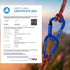 FVW Auto Locking Rock Climbing Carabiner Clips - Professional 25KN Heavy Duty Caribeaners for Rappelling and Gym