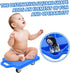 Play Scooter Board with Plastic Casters Square Floor Scooter for Boy Girl for Gym Activities Promotes Balance