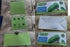 Dog Toys for Aggressive Chewers, Indestructible Natural Rubber Chew Toy with Bleef Flavor for Large Dogs (Green)
