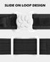 Dynmeow 1 Pack Airtag Dog Collar Holder, Stretchy Silicone Airtag Holder for Medium and Large Dog, Anti-Lost Dog Airtag Holder Compatible with 1.2 and 1.5 inch Wide Collar (WHITE)