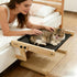 Generic Hammock, Hammock, Cat Window Perch - Double-Layer Window Sill Cat Wooden Pet Sleeping Pet Bedside Hanging Bed