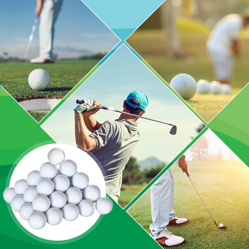 45g Jerify Practice Golf Balls Bulk Solid Rubber Golf Training Balls High Bounce Performance for Hit Away Swing Driving