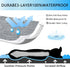 Dog Beds for Large Dogs - Orthopedic Egg Foam Sofa Dog Bed with Waterproof Lining, Removable Washable Cover, Non-Skid