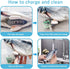 Tocirelo Remote Control Cat Toy, Interactive Electric Flopping Fish Kiten Kicker Toy for Indoor Cats and Small Dogs